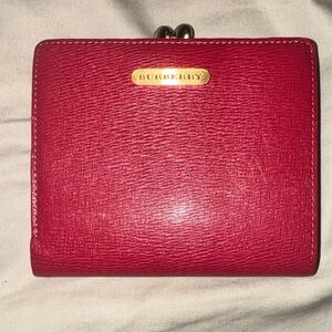 Burberry Kiss lock  wallet with COA